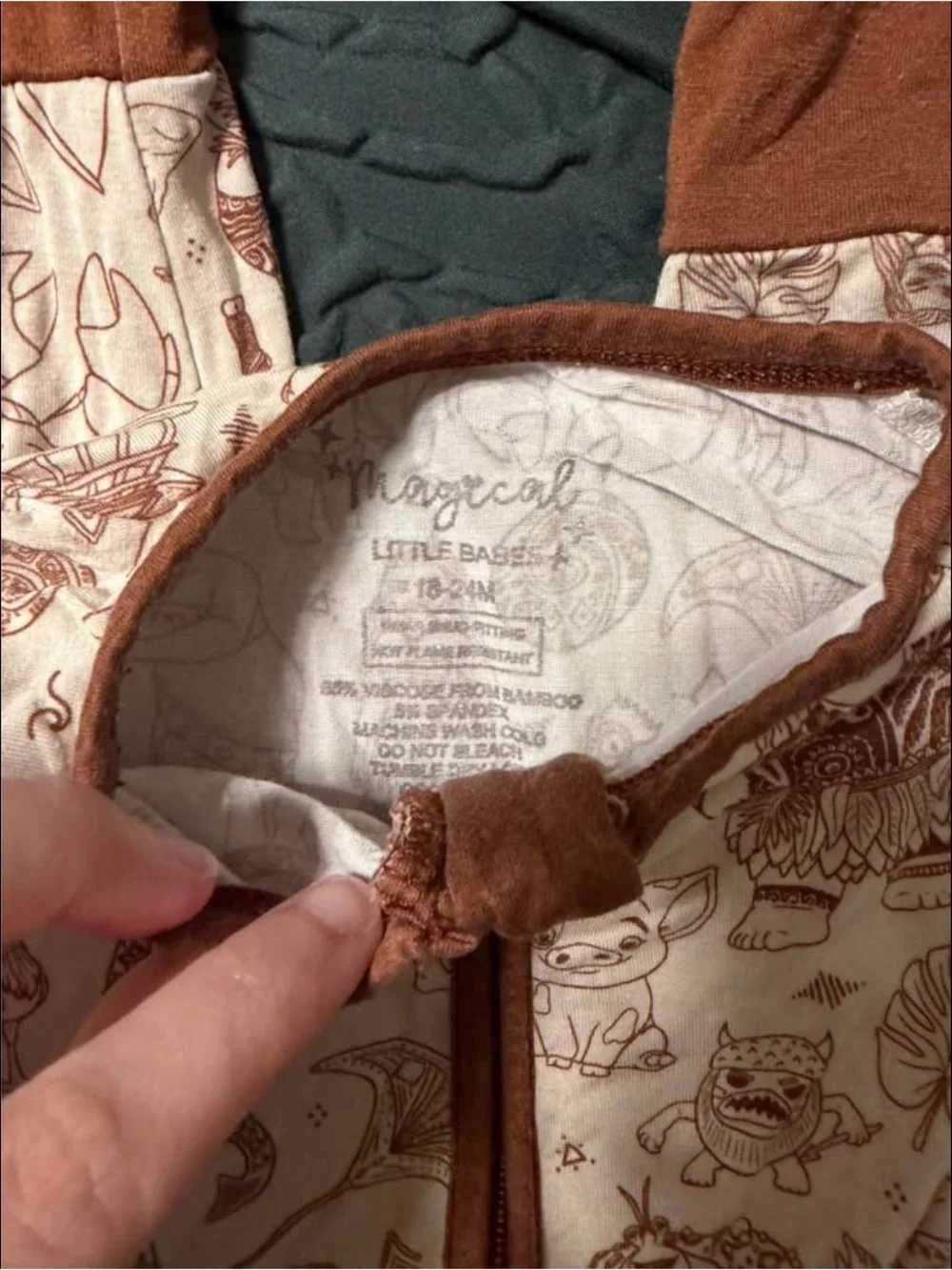 Moana bamboo zippy